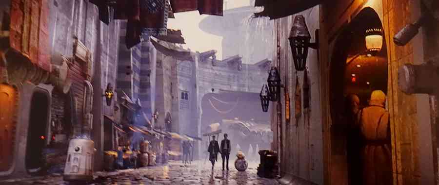 Early concept art for "Exotic City", image StarWarsNewsNet